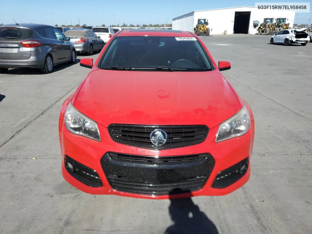 2014 Chevrolet Ss VIN: 6G3F15RW7EL958458 Lot: 78543884