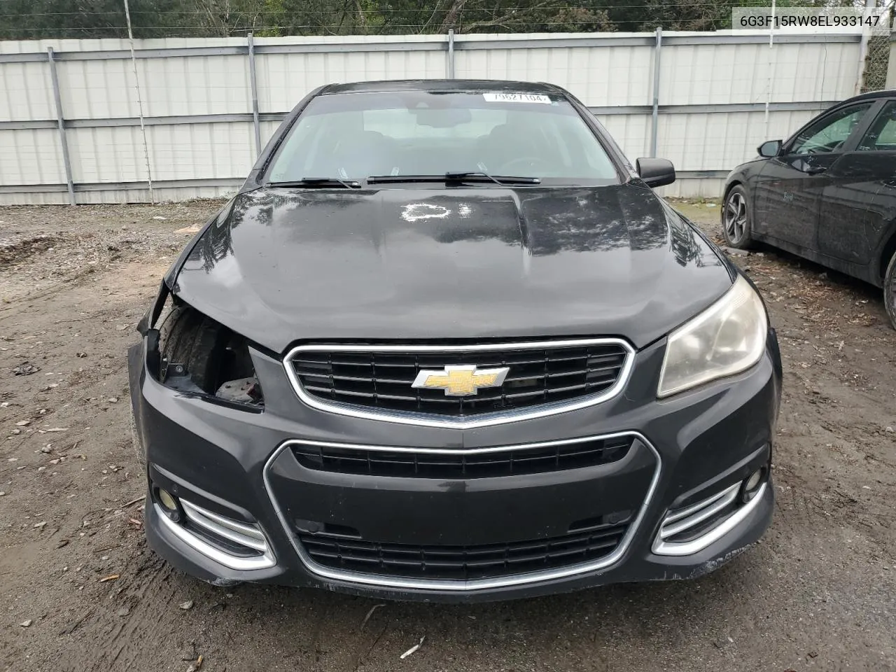 2014 Chevrolet Ss VIN: 6G3F15RW8EL933147 Lot: 79627104