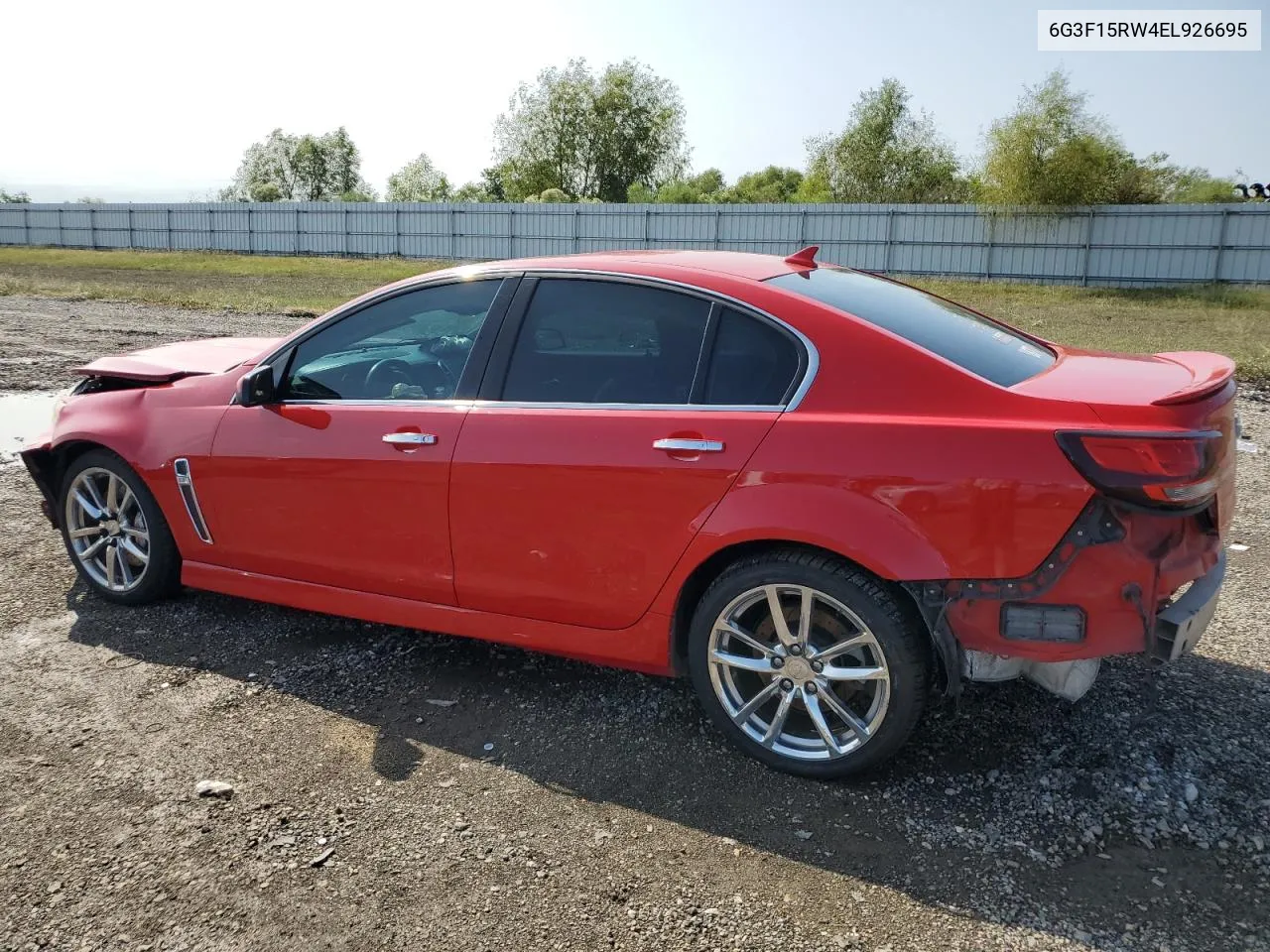 2014 Chevrolet Ss VIN: 6G3F15RW4EL926695 Lot: 79657314