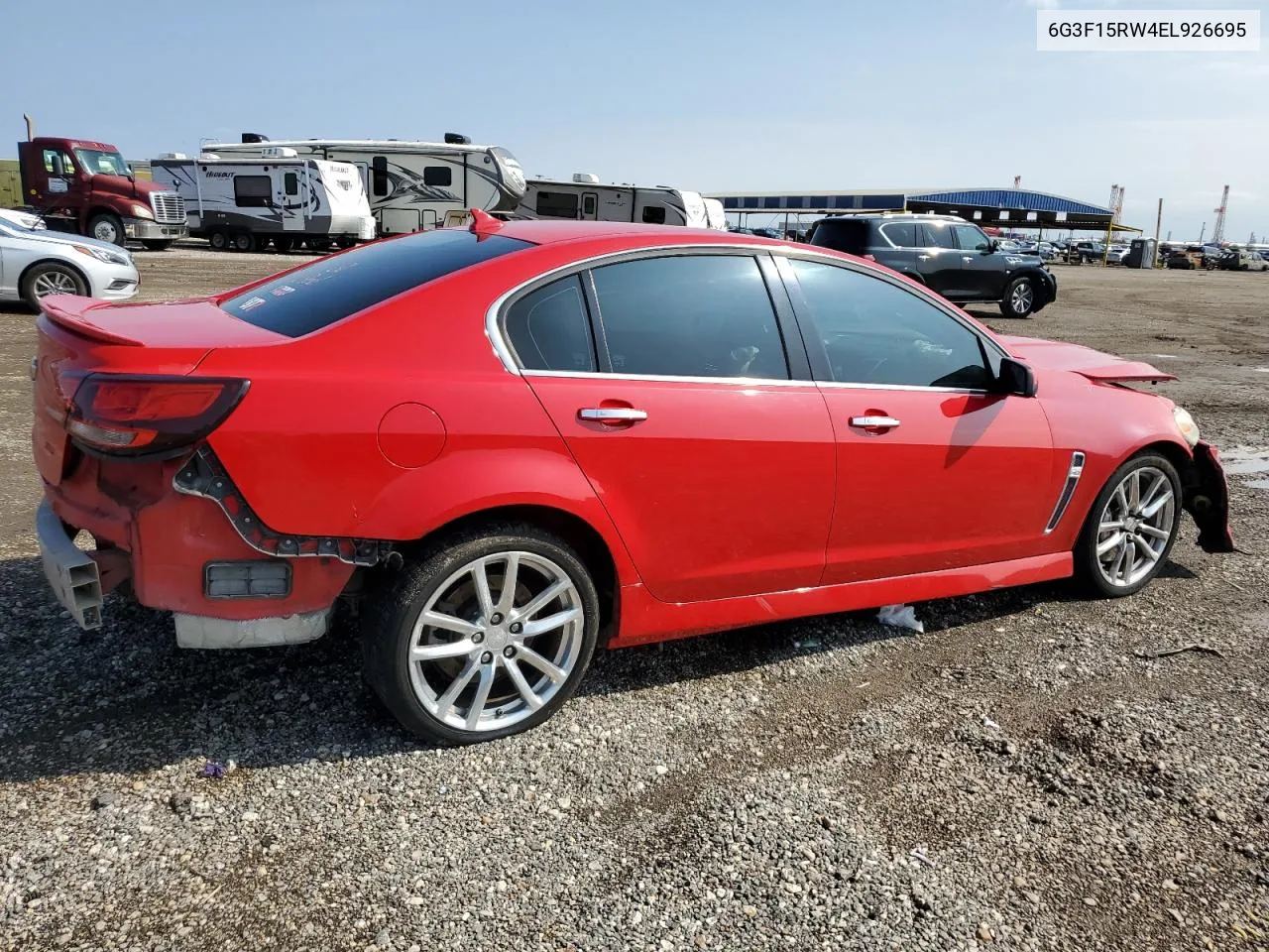 2014 Chevrolet Ss VIN: 6G3F15RW4EL926695 Lot: 79657314