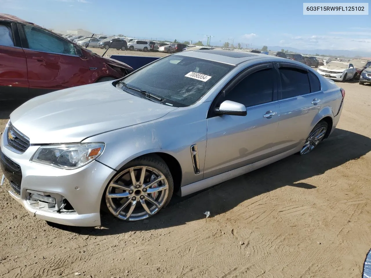 2015 Chevrolet Ss VIN: 6G3F15RW9FL125102 Lot: 70095554