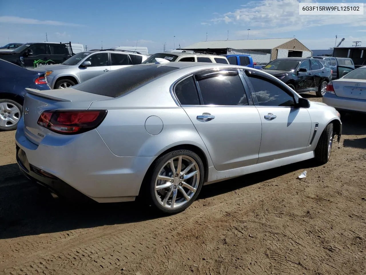 2015 Chevrolet Ss VIN: 6G3F15RW9FL125102 Lot: 70095554