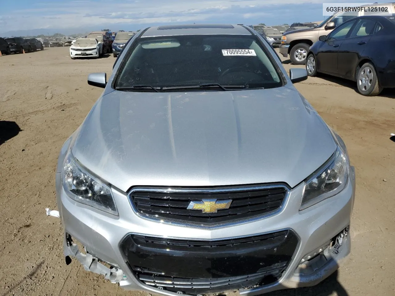 2015 Chevrolet Ss VIN: 6G3F15RW9FL125102 Lot: 70095554