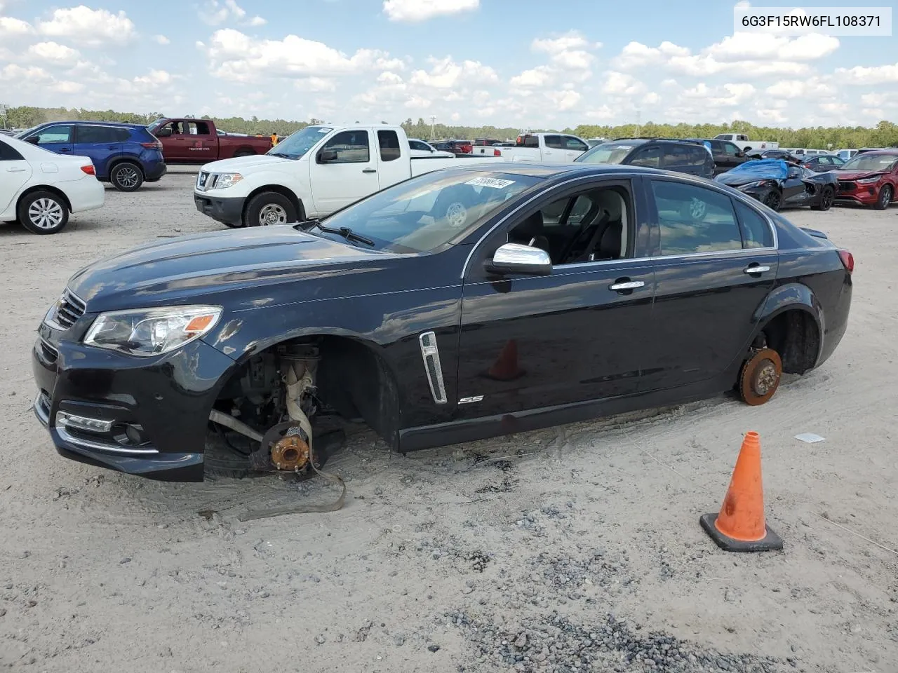 2015 Chevrolet Ss VIN: 6G3F15RW6FL108371 Lot: 72388734