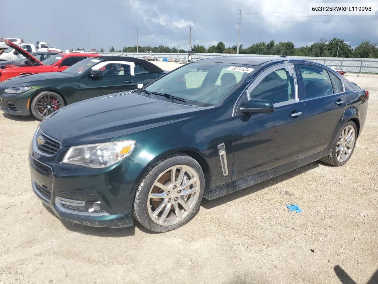 2015 Chevrolet Ss VIN: 6G3F25RWXFL119998 Lot: 73978534