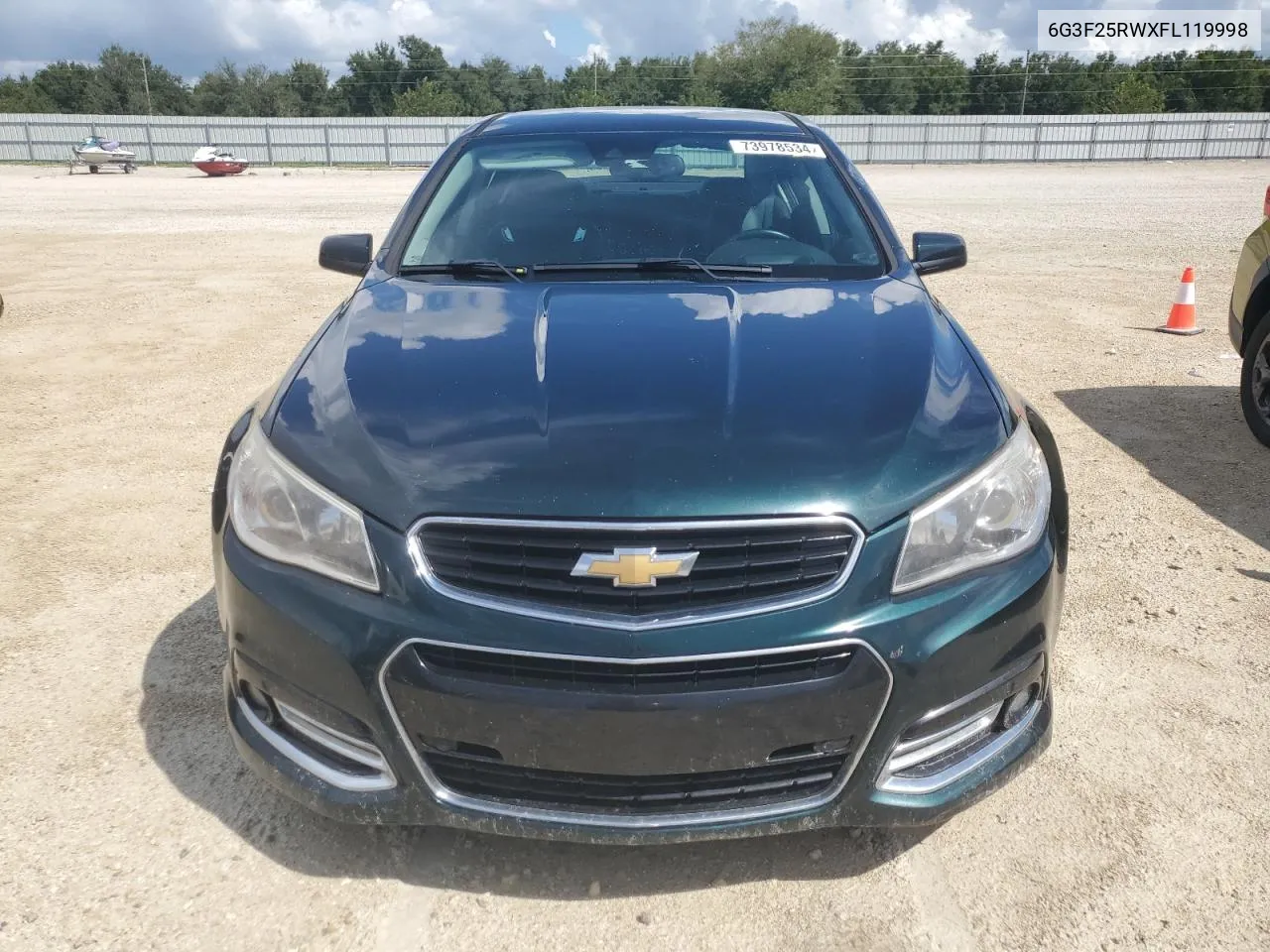 2015 Chevrolet Ss VIN: 6G3F25RWXFL119998 Lot: 73978534