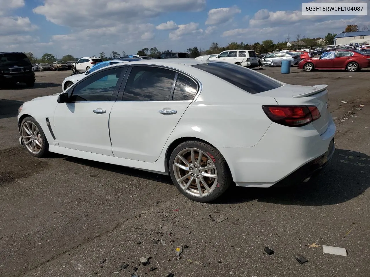 2015 Chevrolet Ss VIN: 6G3F15RW0FL104087 Lot: 74561964