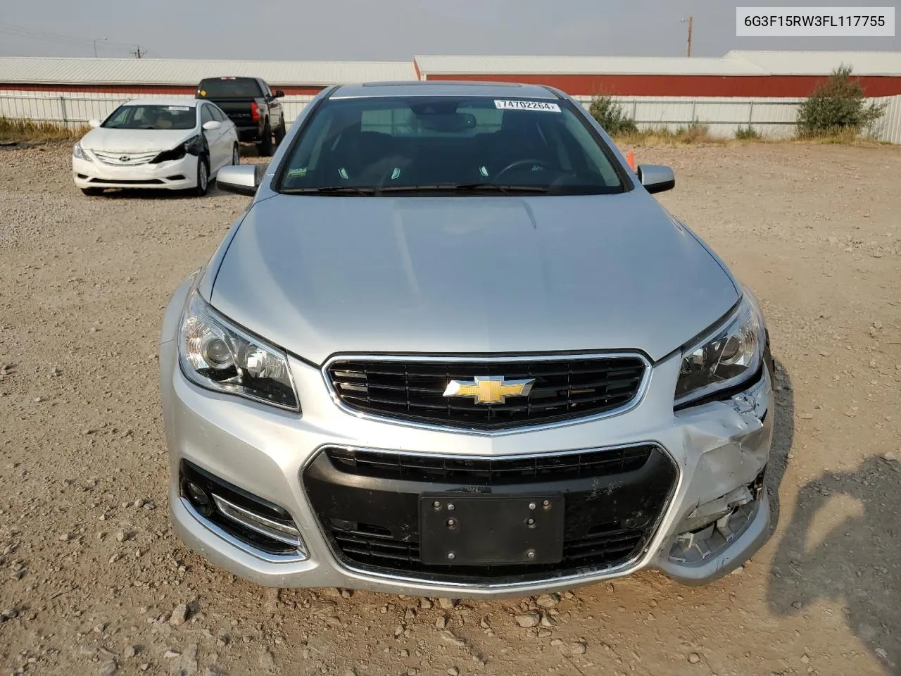 2015 Chevrolet Ss VIN: 6G3F15RW3FL117755 Lot: 74702264