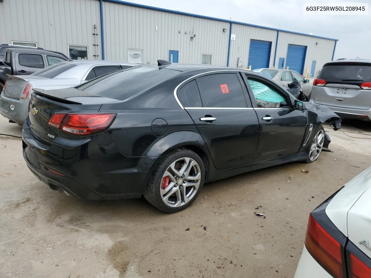 2016 Chevrolet Ss VIN: 6G3F25RW5GL208945 Lot: 53879644