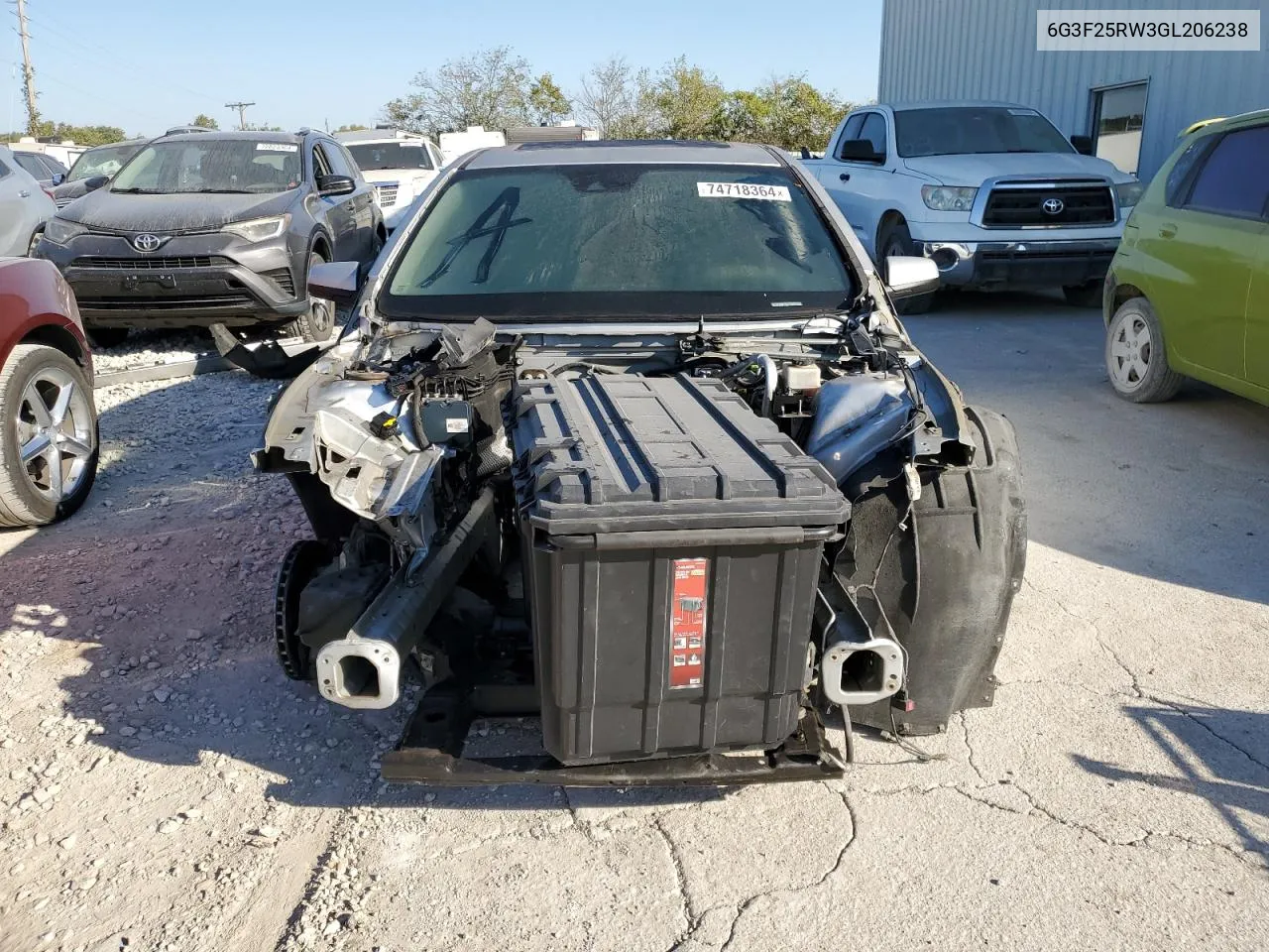 2016 Chevrolet Ss VIN: 6G3F25RW3GL206238 Lot: 74718364