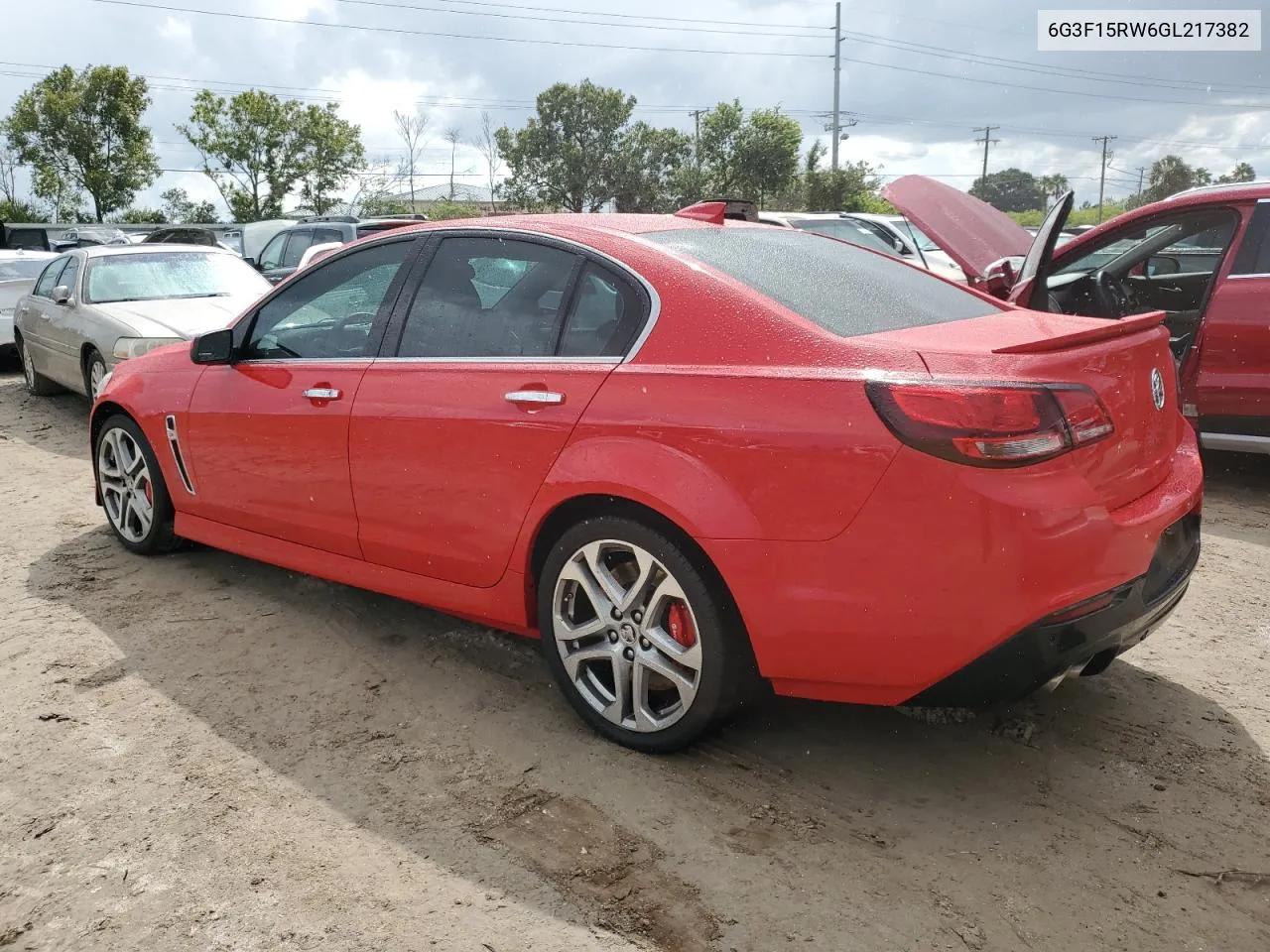 2016 Chevrolet Ss VIN: 6G3F15RW6GL217382 Lot: 74803754