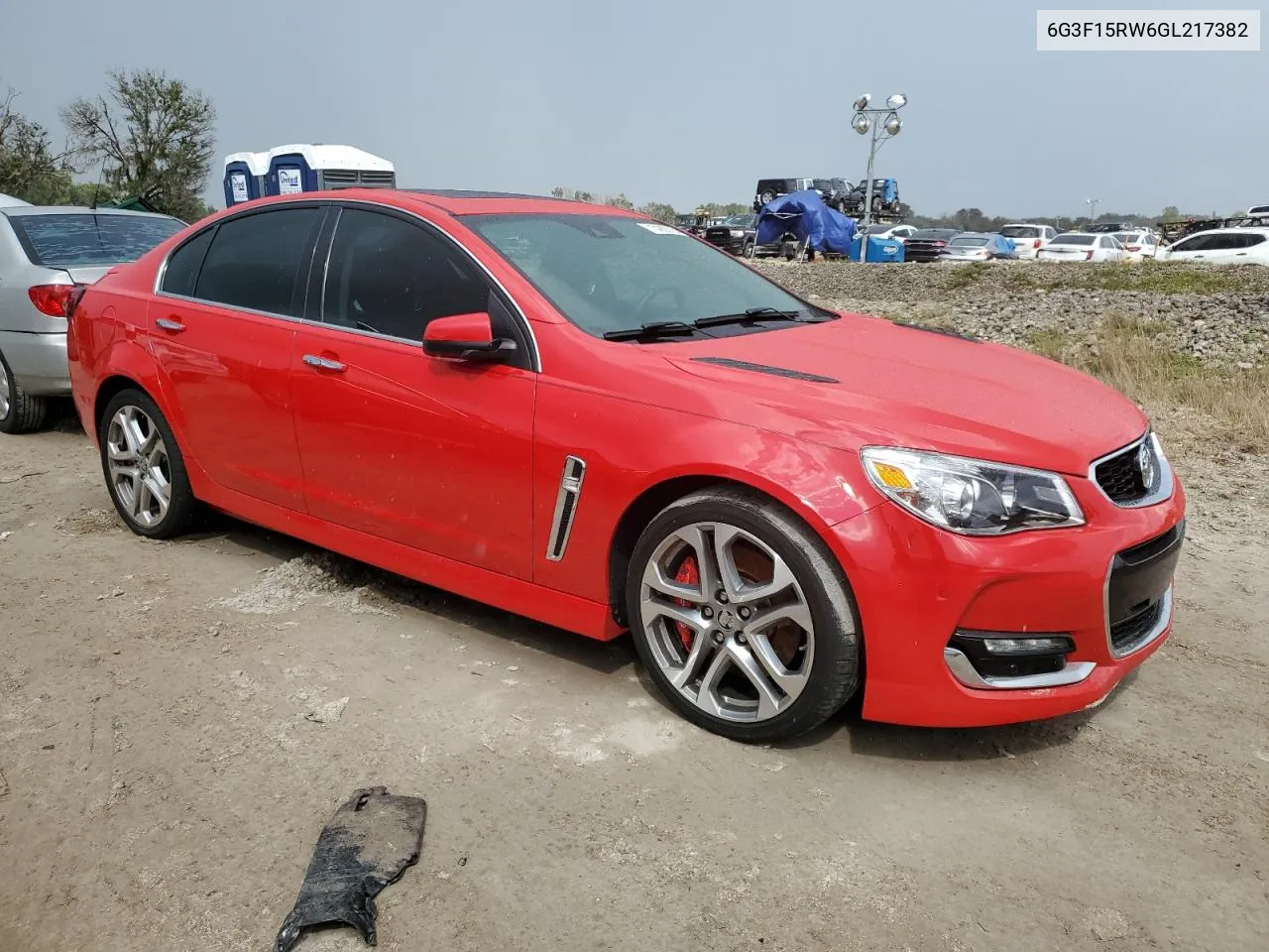 2016 Chevrolet Ss VIN: 6G3F15RW6GL217382 Lot: 74803754