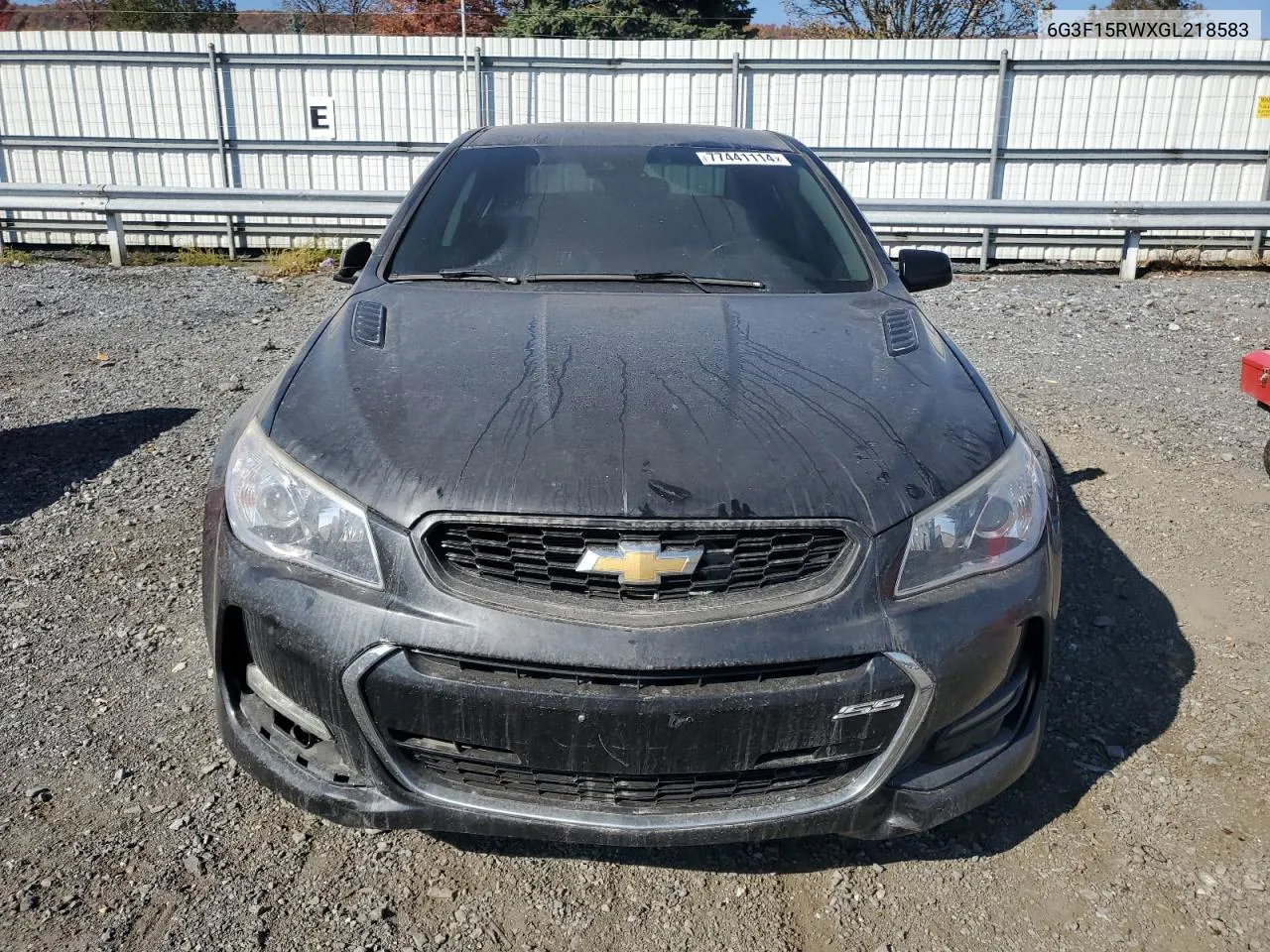 2016 Chevrolet Ss VIN: 6G3F15RWXGL218583 Lot: 77441114