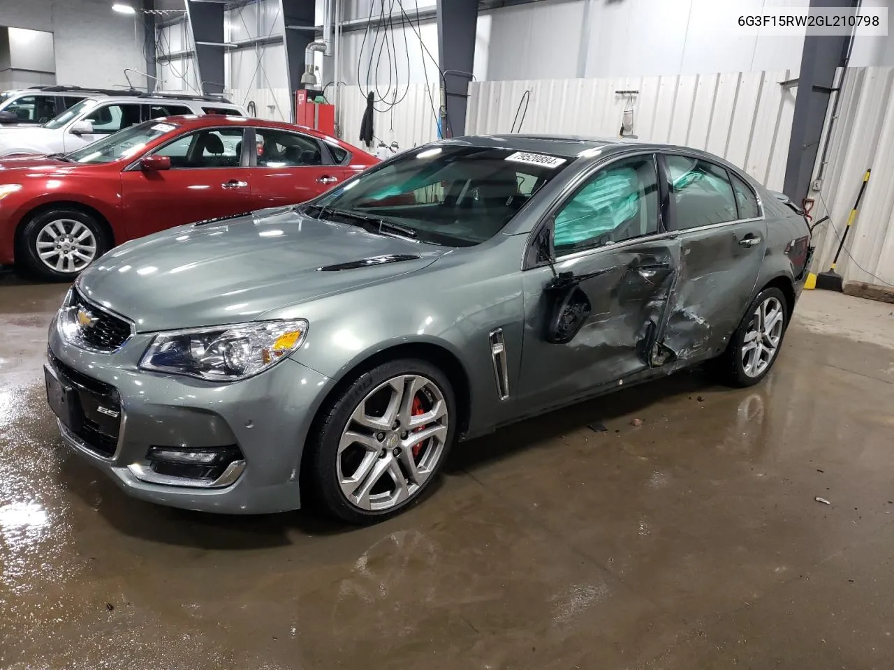 2016 Chevrolet Ss VIN: 6G3F15RW2GL210798 Lot: 79520884