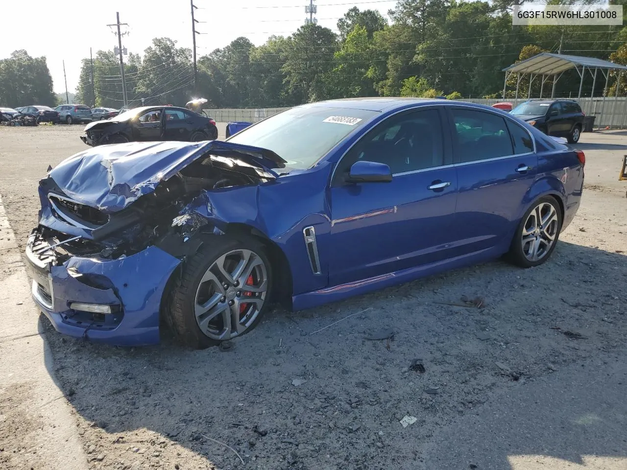 2017 Chevrolet Ss VIN: 6G3F15RW6HL301008 Lot: 54665183