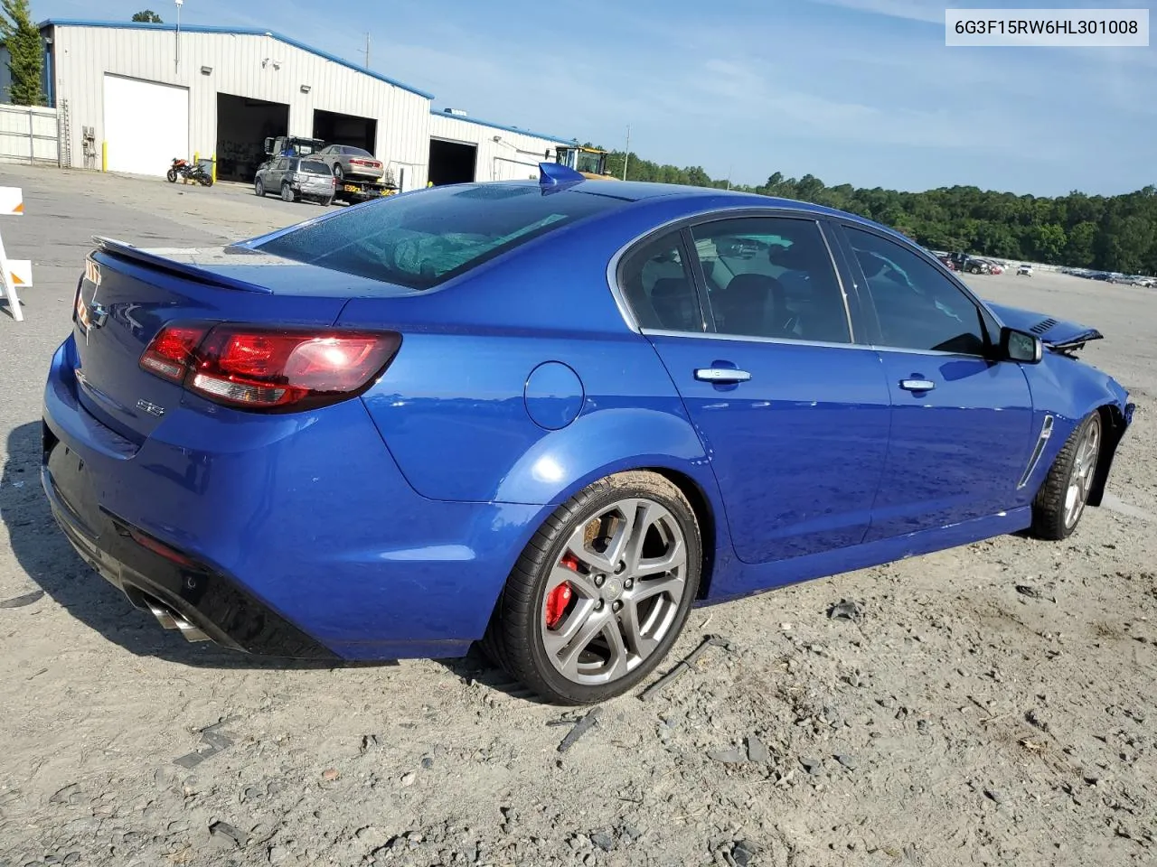 2017 Chevrolet Ss VIN: 6G3F15RW6HL301008 Lot: 54665183