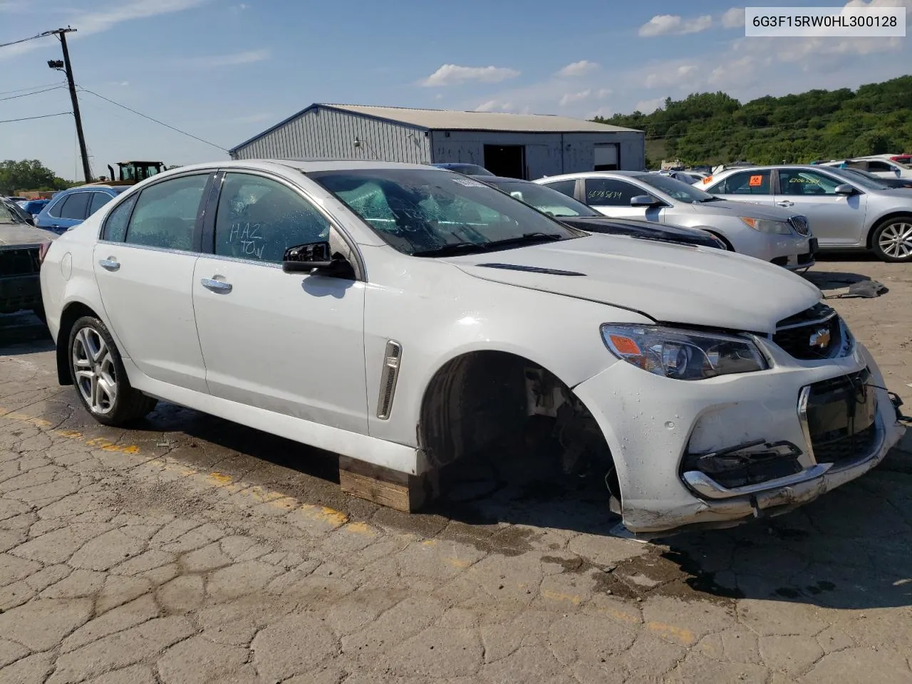 2017 Chevrolet Ss VIN: 6G3F15RW0HL300128 Lot: 66789114