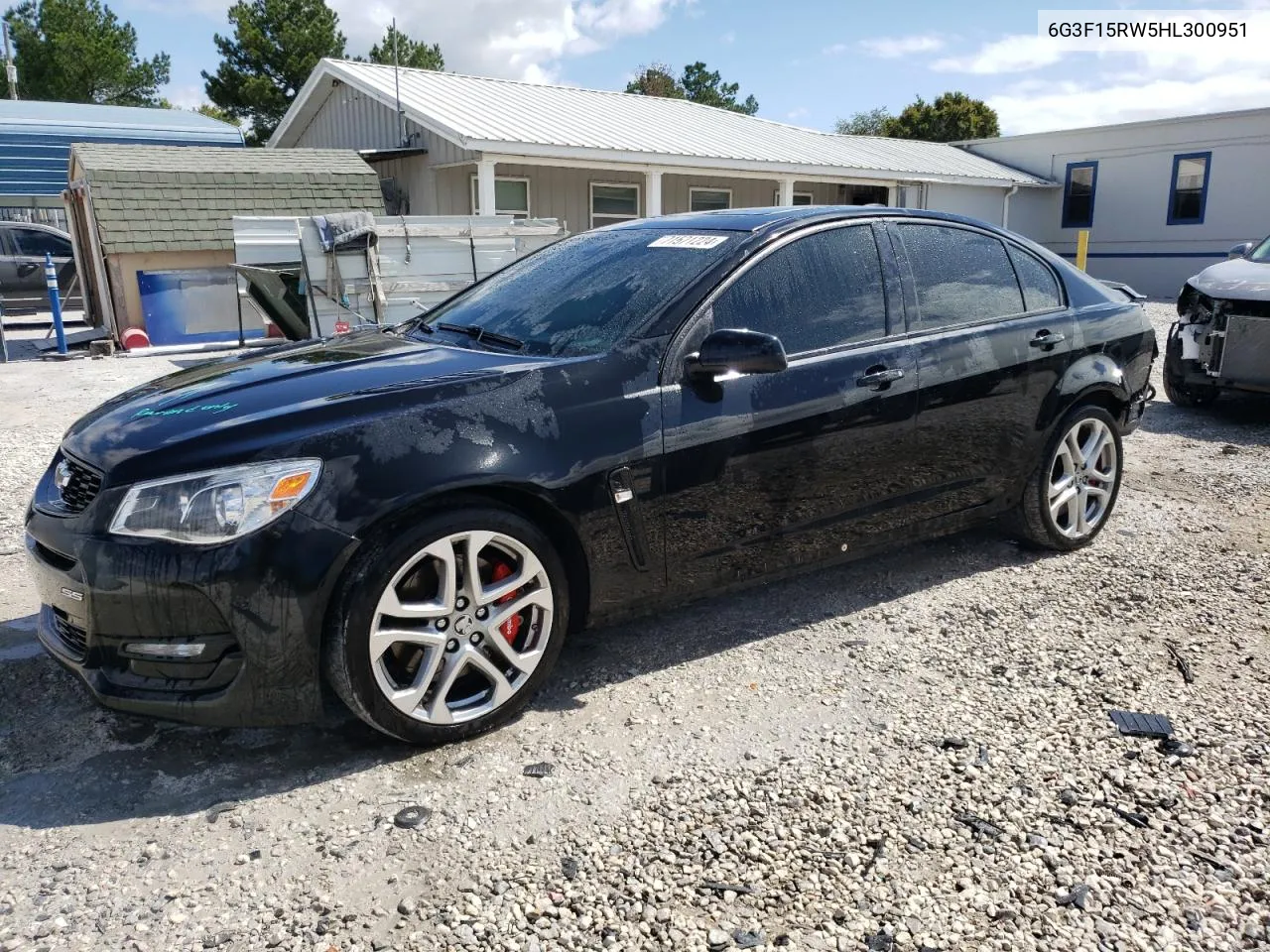 2017 Chevrolet Ss VIN: 6G3F15RW5HL300951 Lot: 71571224