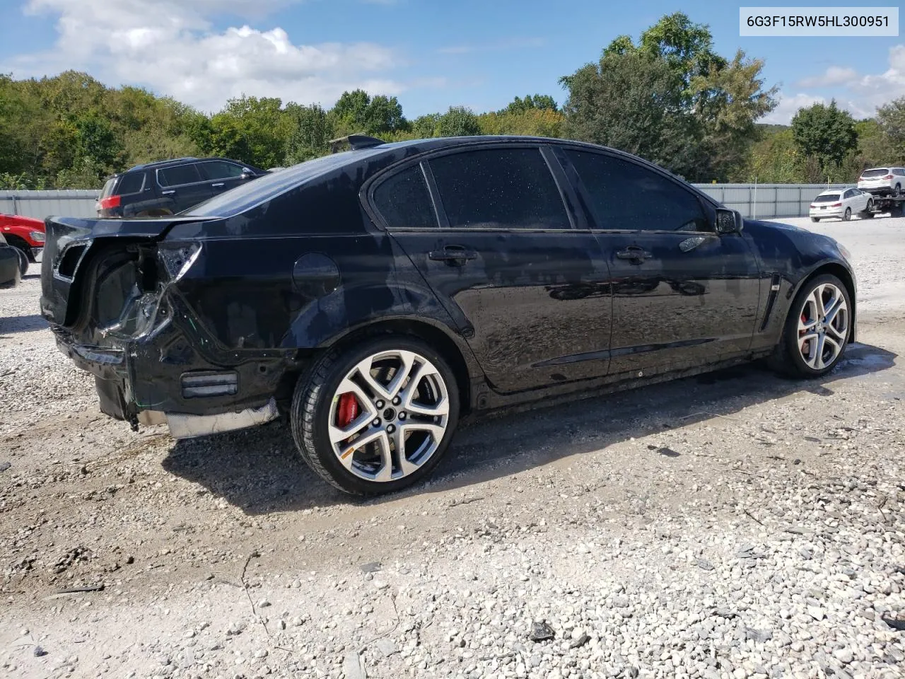 2017 Chevrolet Ss VIN: 6G3F15RW5HL300951 Lot: 71571224