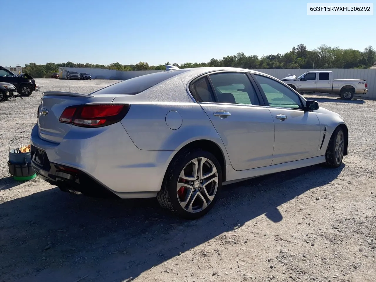 2017 Chevrolet Ss VIN: 6G3F15RWXHL306292 Lot: 74219974