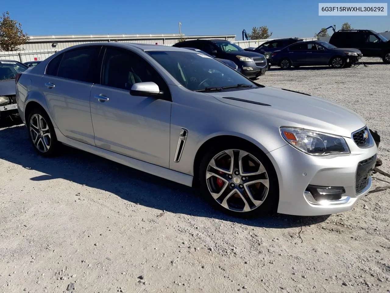 2017 Chevrolet Ss VIN: 6G3F15RWXHL306292 Lot: 74219974