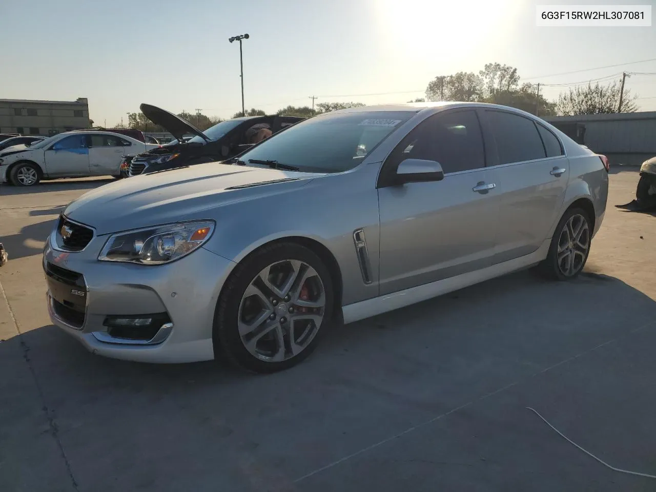 2017 Chevrolet Ss VIN: 6G3F15RW2HL307081 Lot: 74497424