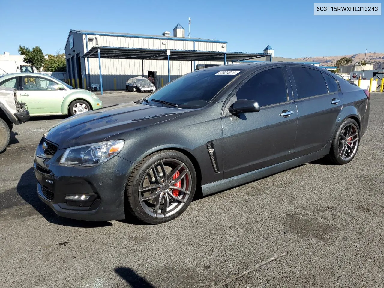 2017 Chevrolet Ss VIN: 6G3F15RWXHL313243 Lot: 77031314