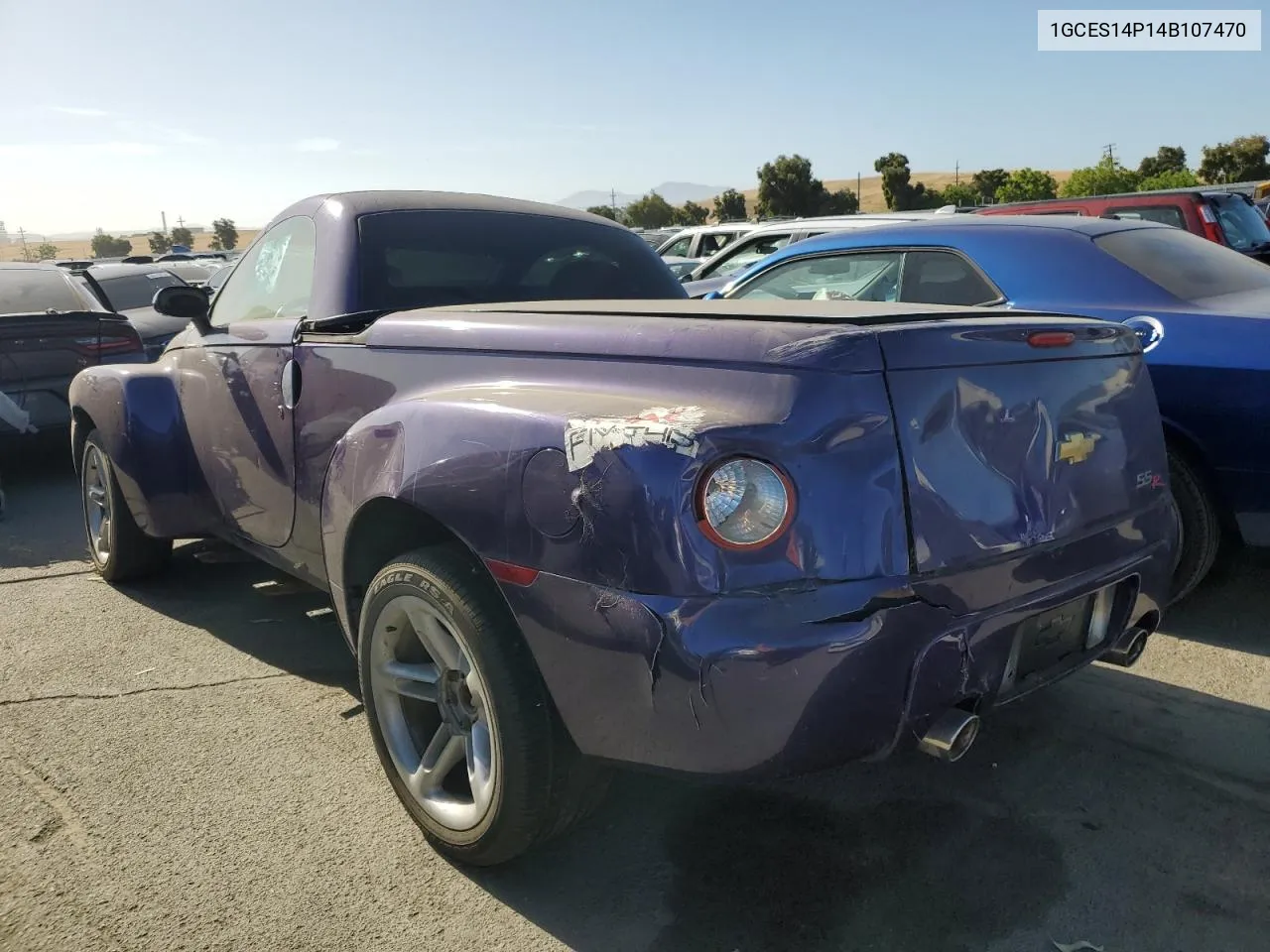 2004 Chevrolet Ssr VIN: 1GCES14P14B107470 Lot: 57395344