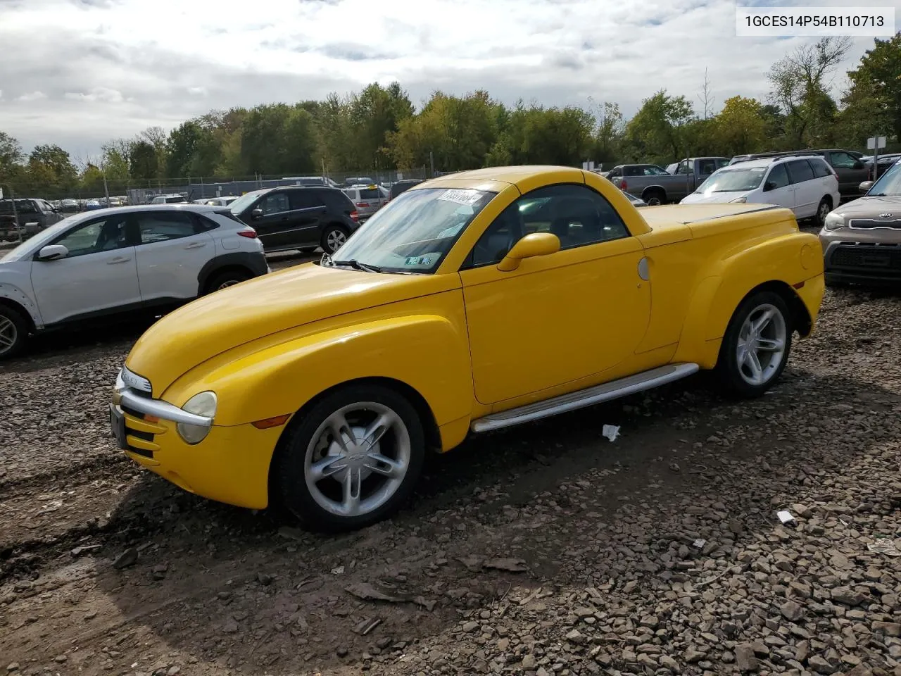 2004 Chevrolet Ssr VIN: 1GCES14P54B110713 Lot: 73397664