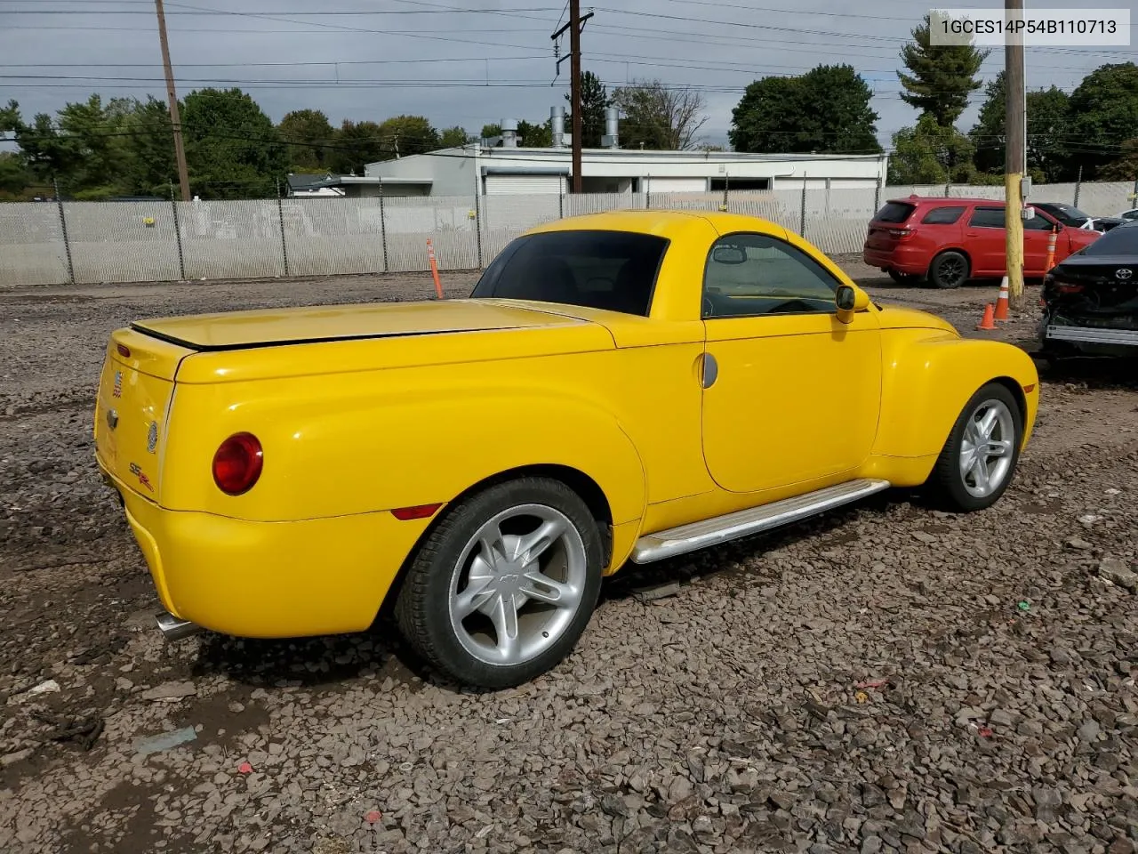 2004 Chevrolet Ssr VIN: 1GCES14P54B110713 Lot: 73397664