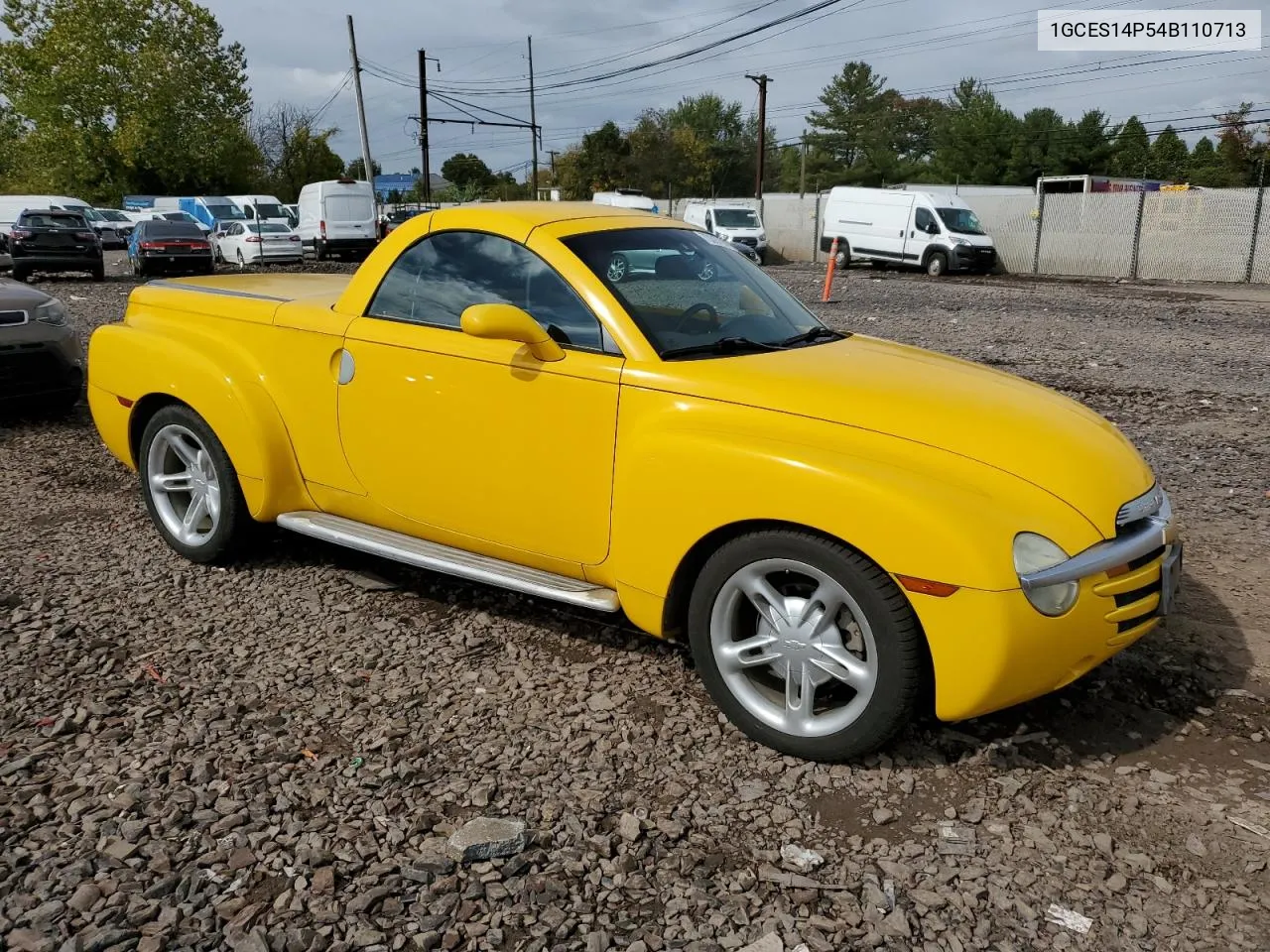 2004 Chevrolet Ssr VIN: 1GCES14P54B110713 Lot: 73397664