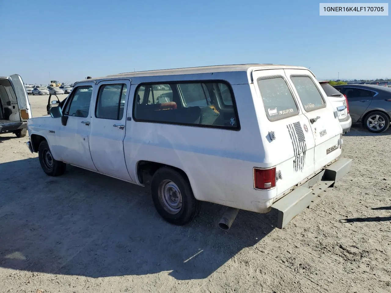 1990 Chevrolet Suburban R1500 VIN: 1GNER16K4LF170705 Lot: 75886154