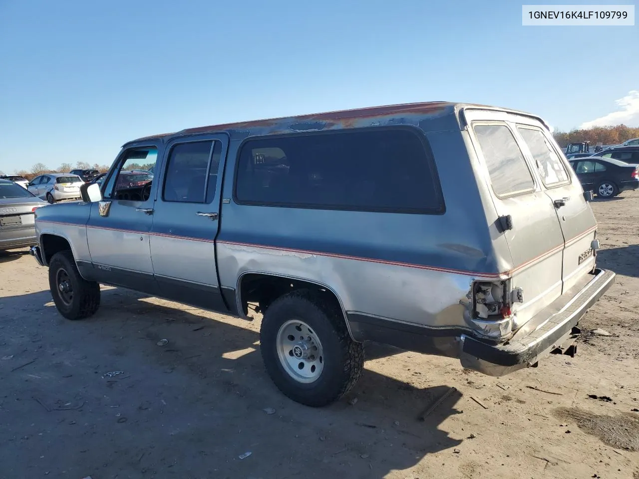 1990 Chevrolet Suburban V1500 VIN: 1GNEV16K4LF109799 Lot: 80185334