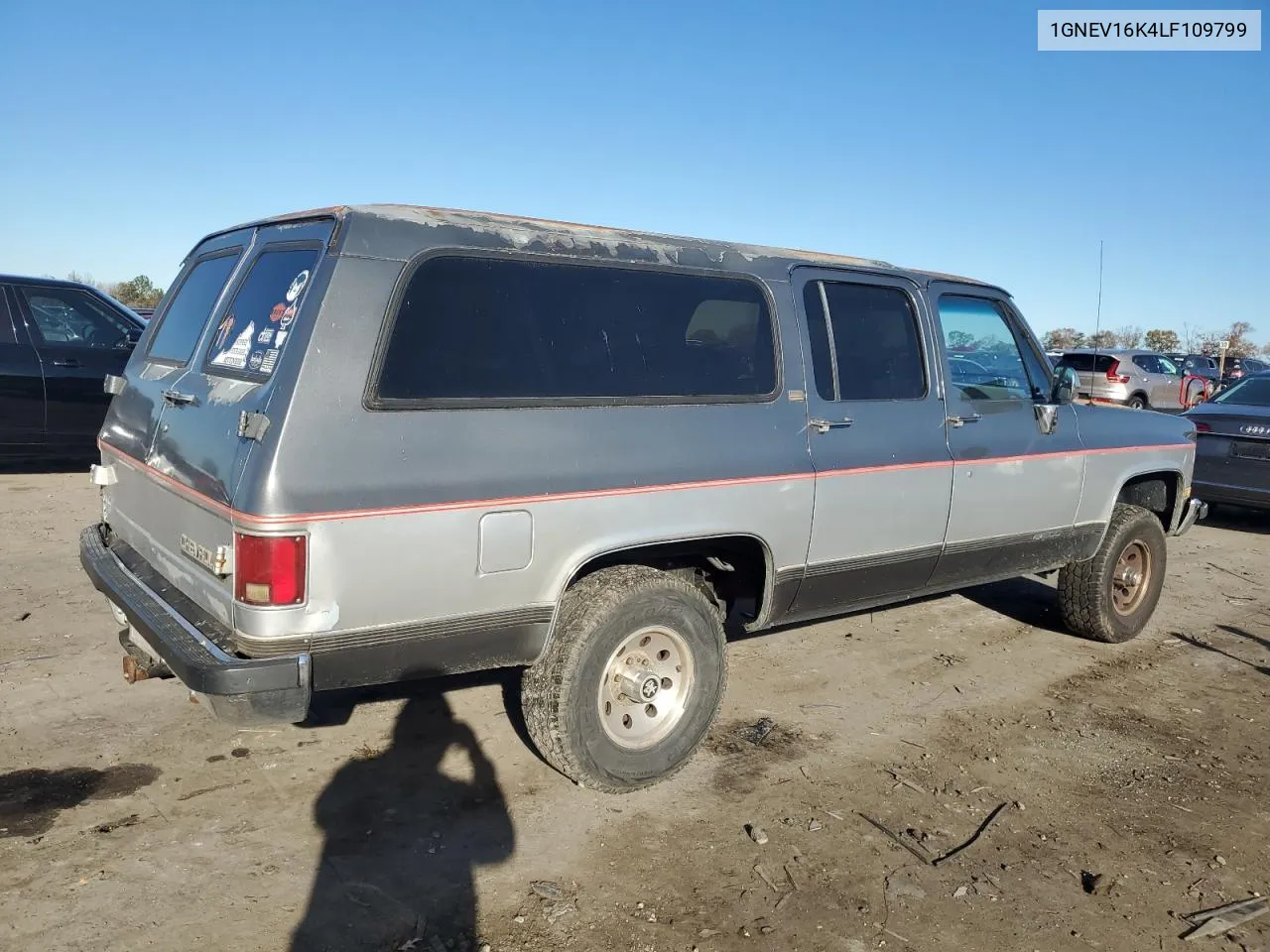 1990 Chevrolet Suburban V1500 VIN: 1GNEV16K4LF109799 Lot: 80185334