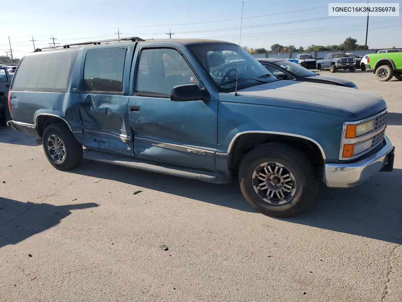 1GNEC16K3NJ356978 1992 Chevrolet Suburban C1500