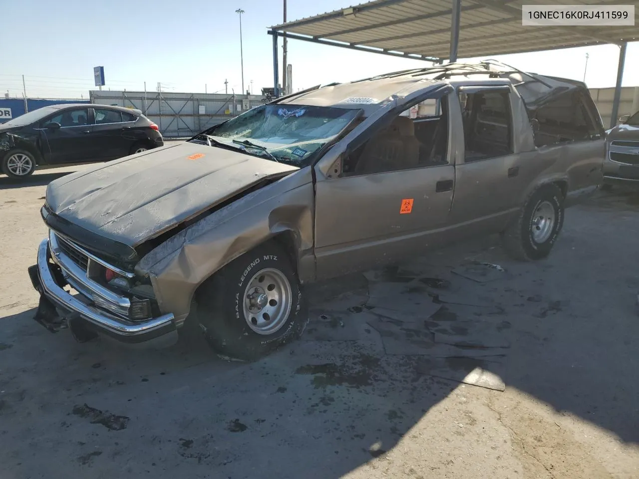 1994 Chevrolet Suburban C1500 VIN: 1GNEC16K0RJ411599 Lot: 73436004