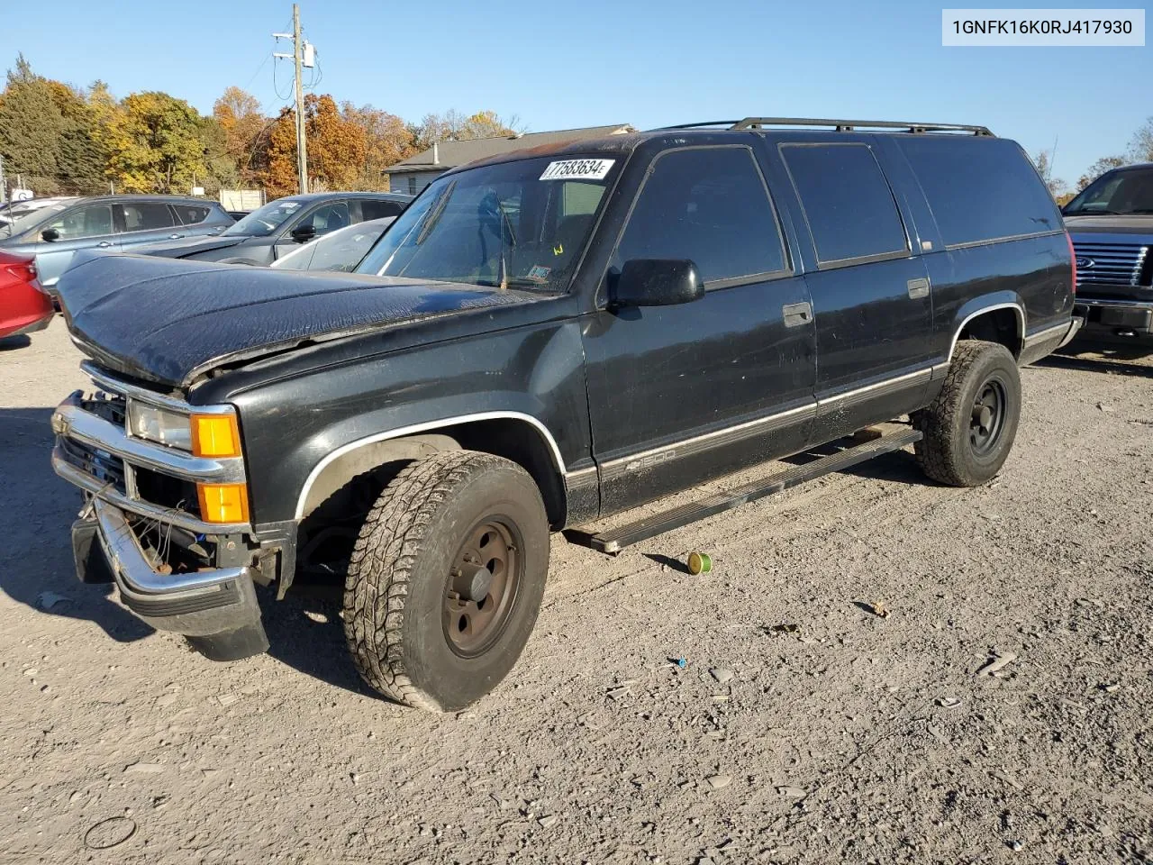 1994 Chevrolet Suburban K1500 VIN: 1GNFK16K0RJ417930 Lot: 77583634