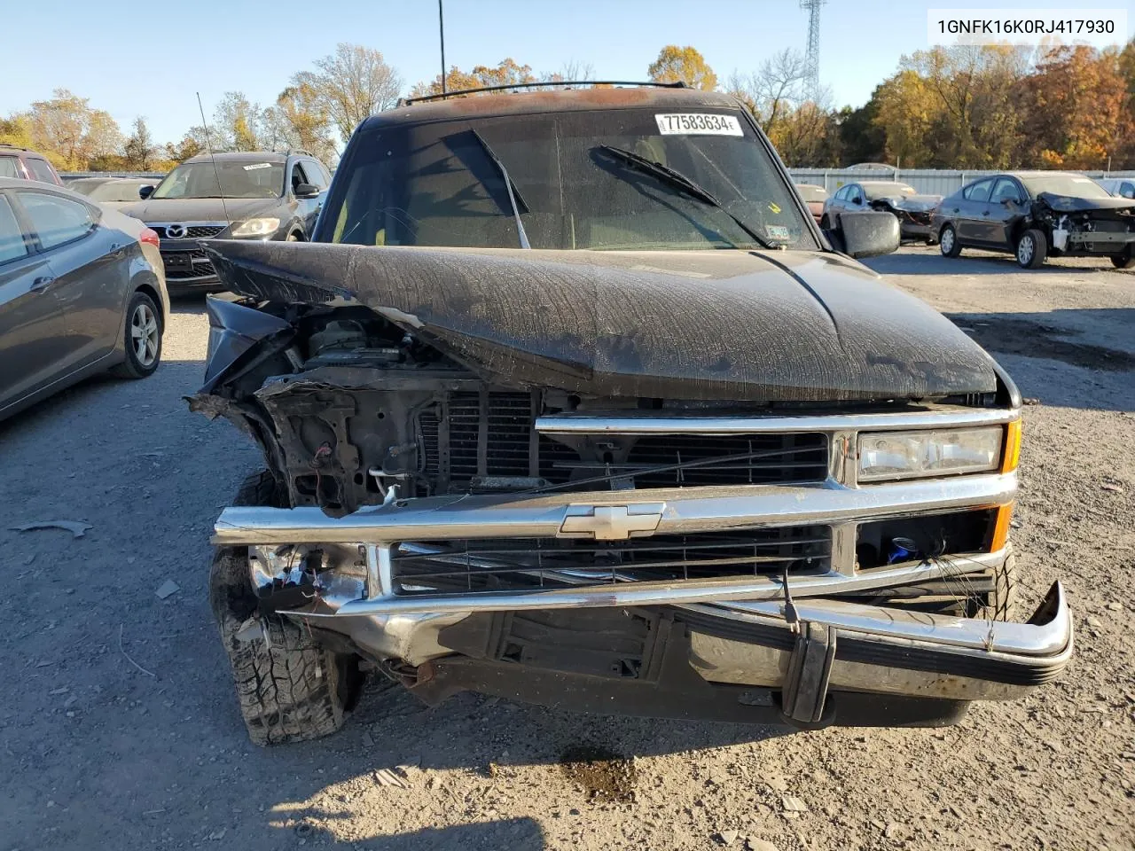 1994 Chevrolet Suburban K1500 VIN: 1GNFK16K0RJ417930 Lot: 77583634