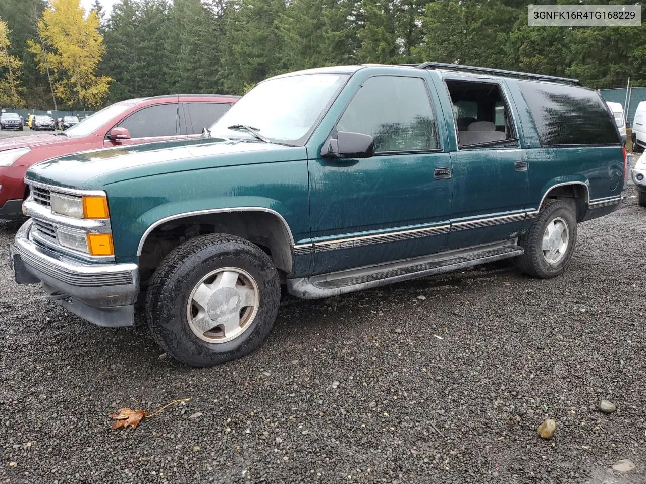 1996 Chevrolet Suburban K1500 VIN: 3GNFK16R4TG168229 Lot: 76841404