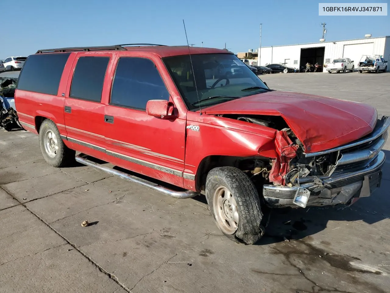 1997 Chevrolet Suburban K1500 VIN: 1GBFK16R4VJ347871 Lot: 70752444