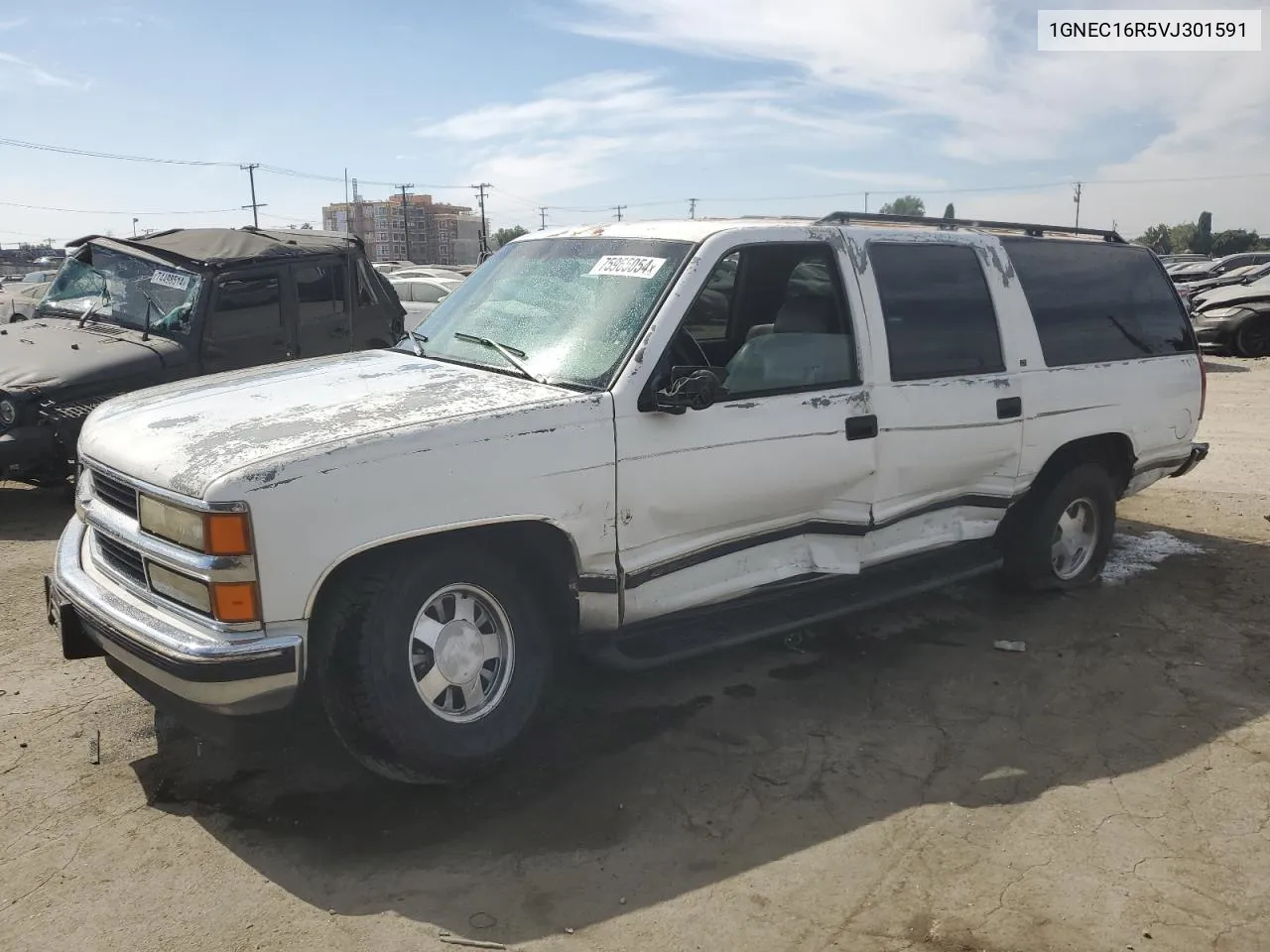 1997 Chevrolet Suburban C1500 VIN: 1GNEC16R5VJ301591 Lot: 75965054