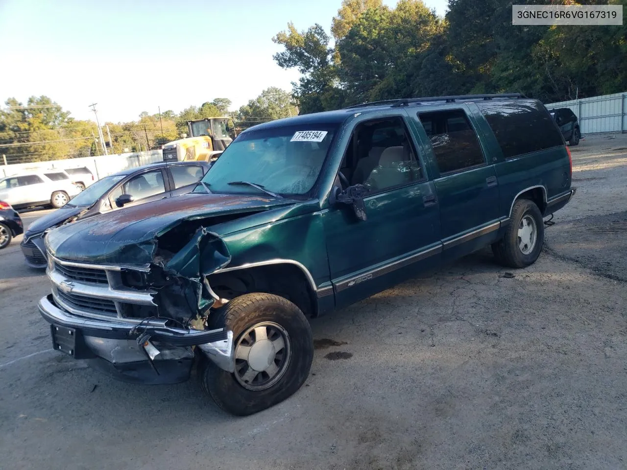 1997 Chevrolet Suburban C1500 VIN: 3GNEC16R6VG167319 Lot: 77485194