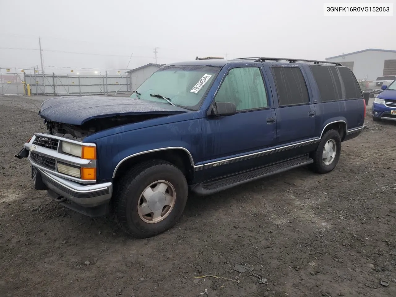 1997 Chevrolet Suburban K1500 VIN: 3GNFK16R0VG152063 Lot: 78105254