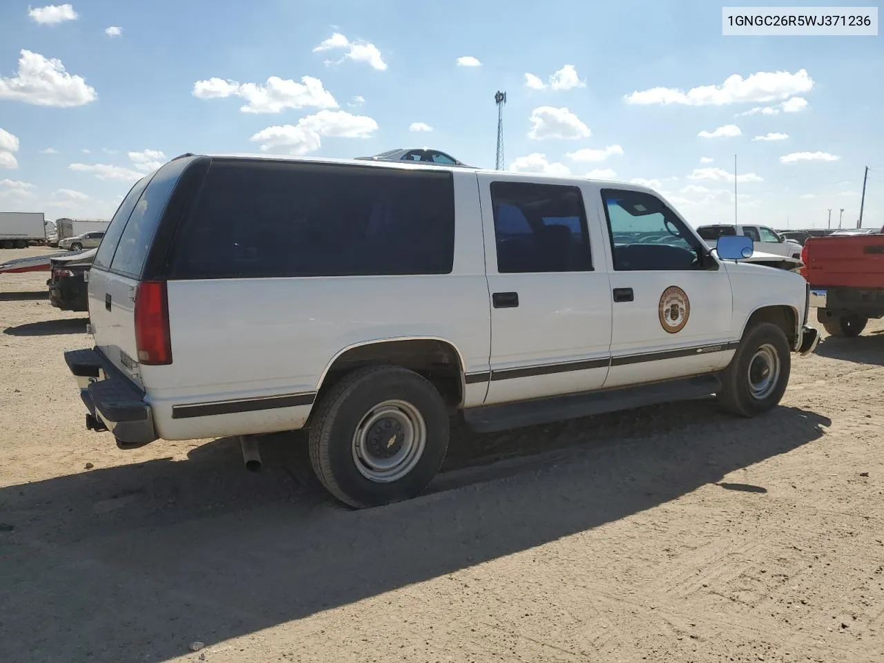 1998 Chevrolet Suburban C2500 VIN: 1GNGC26R5WJ371236 Lot: 71721124