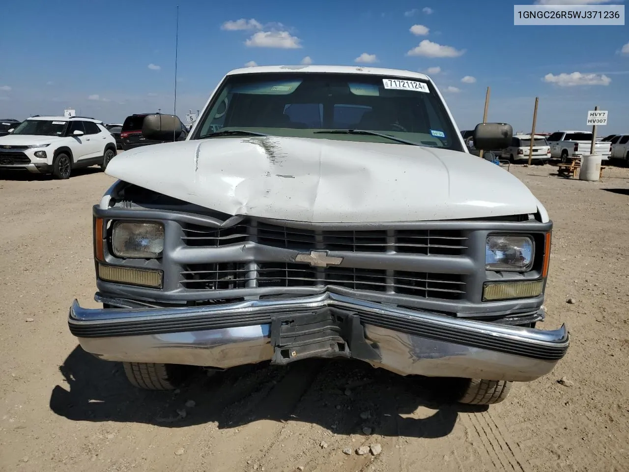 1998 Chevrolet Suburban C2500 VIN: 1GNGC26R5WJ371236 Lot: 71721124