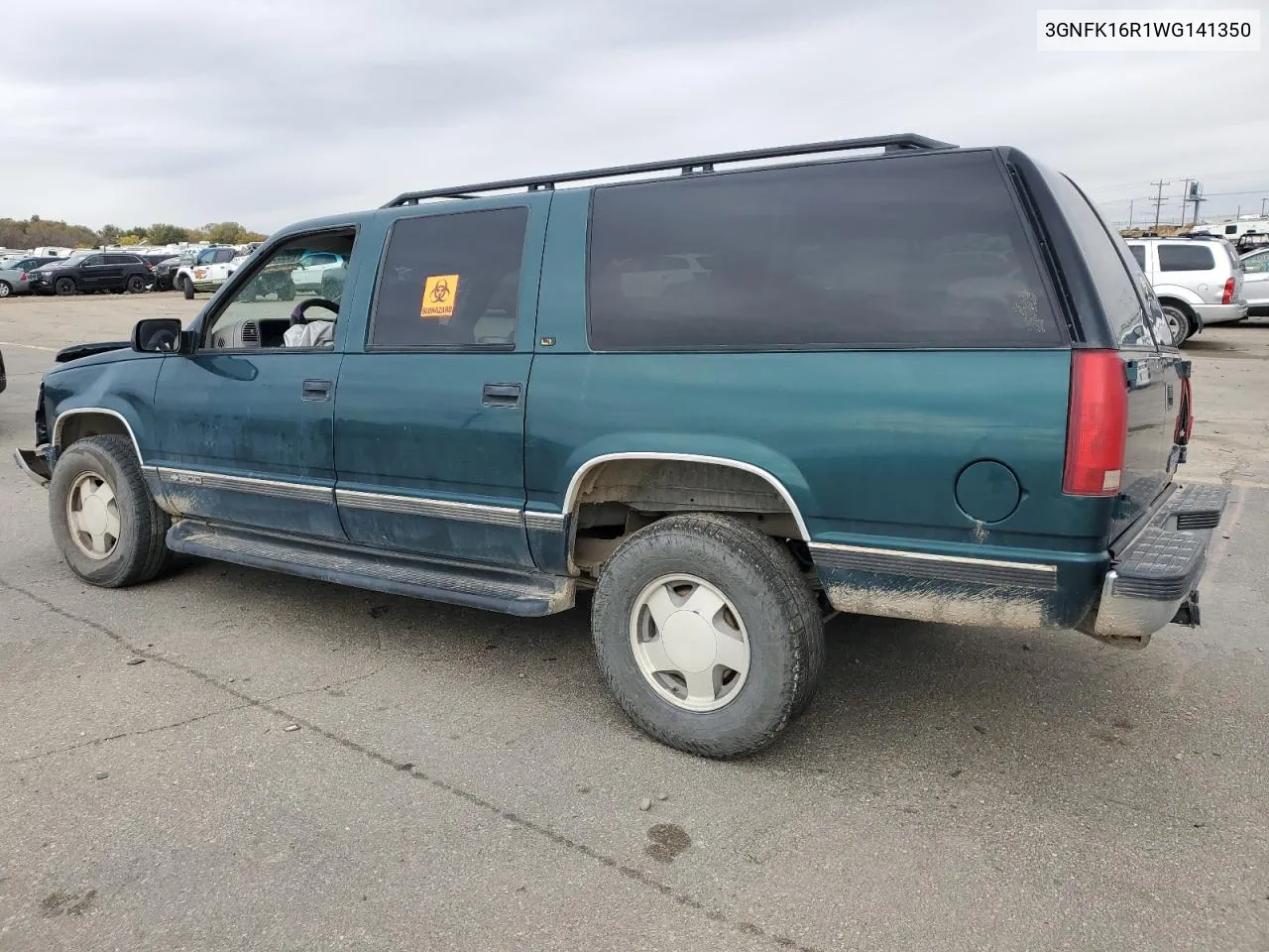 1998 Chevrolet Suburban K1500 VIN: 3GNFK16R1WG141350 Lot: 75889324