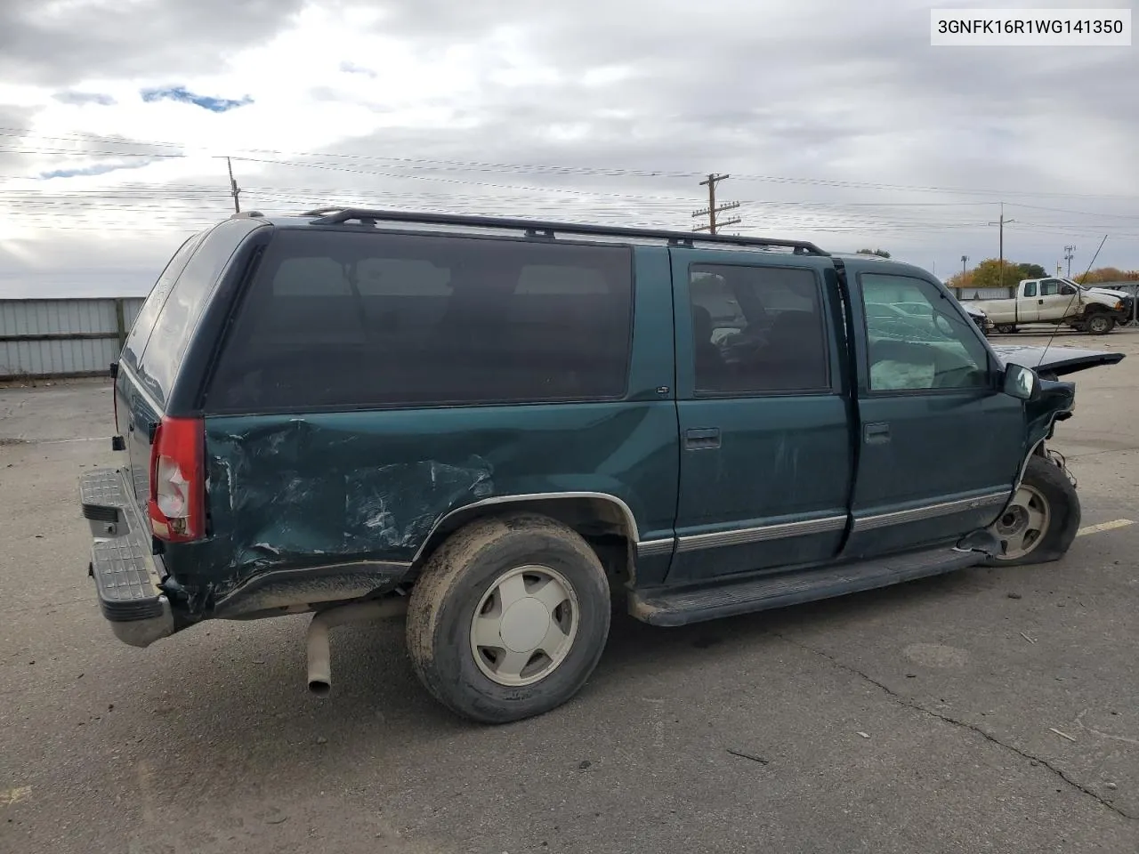 1998 Chevrolet Suburban K1500 VIN: 3GNFK16R1WG141350 Lot: 75889324