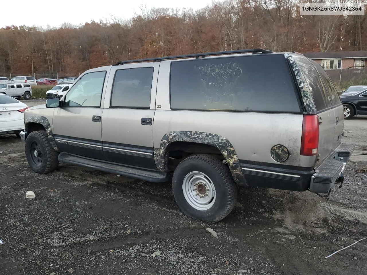 1998 Chevrolet Suburban K2500 VIN: 1GNGK26R8WJ342364 Lot: 78850424