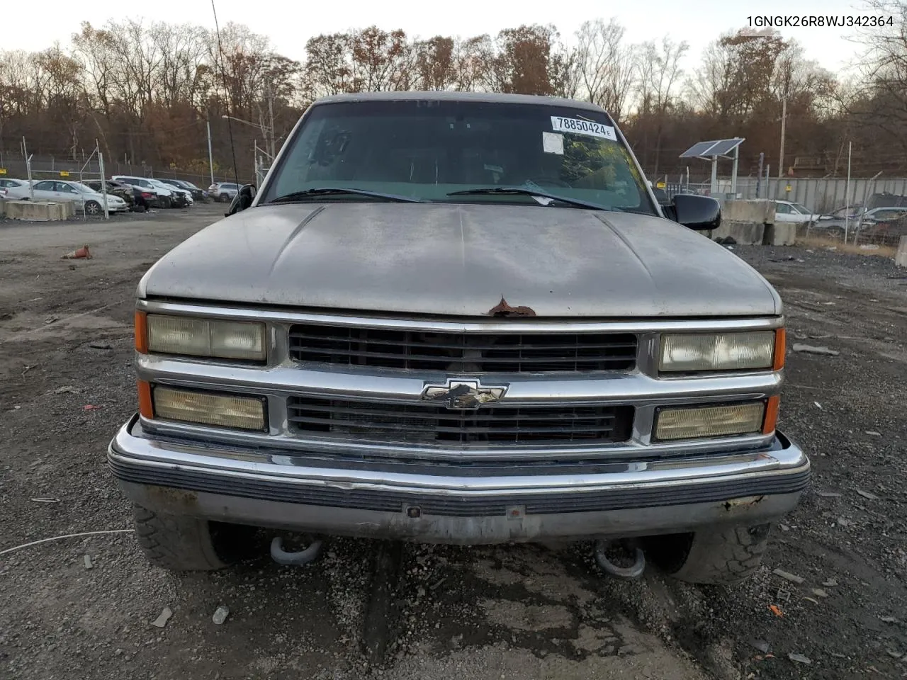 1998 Chevrolet Suburban K2500 VIN: 1GNGK26R8WJ342364 Lot: 78850424