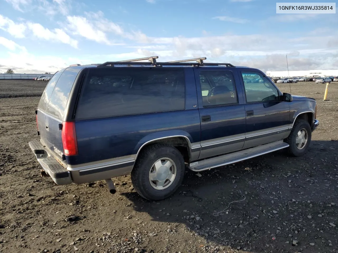 1998 Chevrolet Suburban K1500 VIN: 1GNFK16R3WJ335814 Lot: 80024274